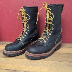 Red Wing Boots 218 Loggermax Wildland Fire Fighting Mens 6.5 Linemen Oil Field